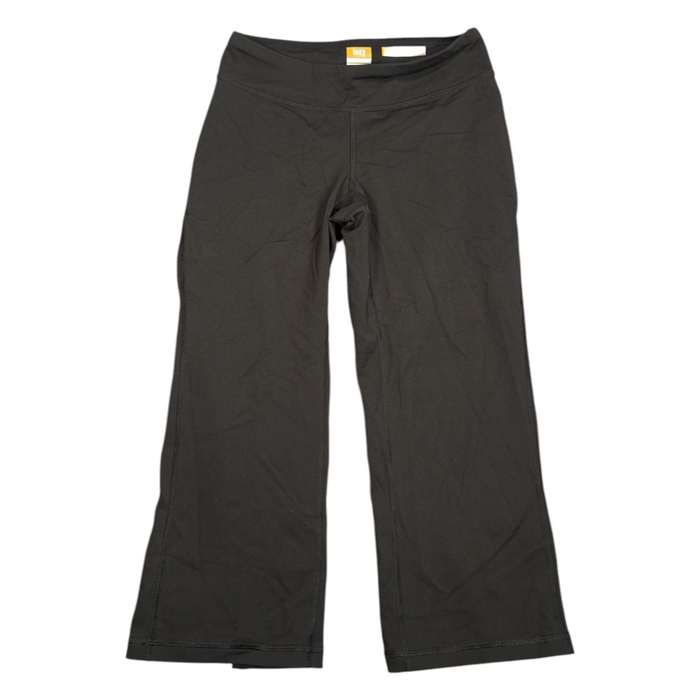 Lucy Lotus Collection Black Cropped‎ Wide Leg Yoga Pants Womens XS Lucypowermax